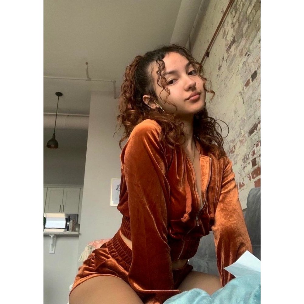 Copper Velour Sweatsuit Set